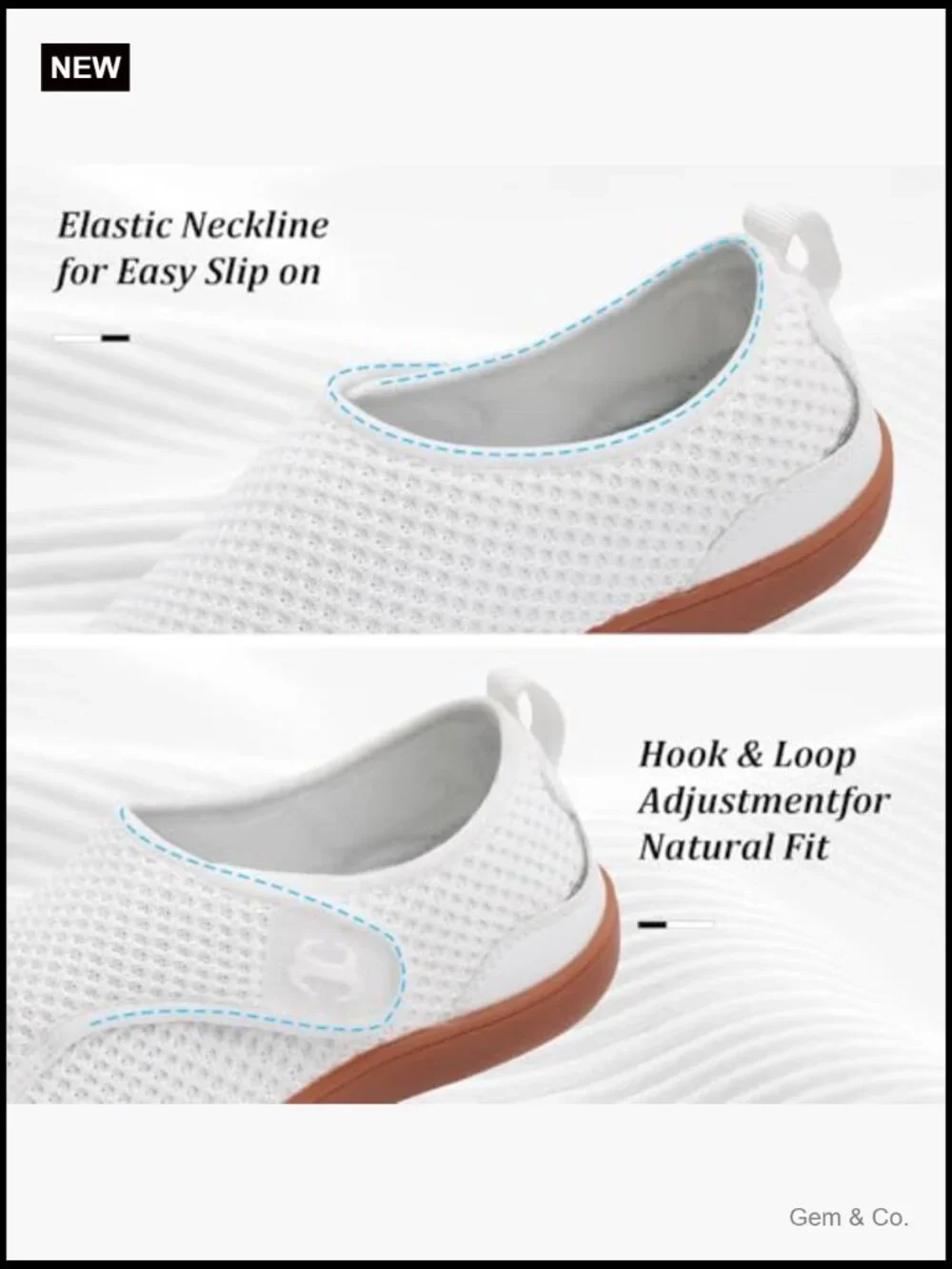 Wide Walking Shoes Adjustable Diabetic Sneakers Zero Drop Breathable Orthopedic